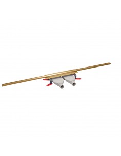 Odpływ liniowy Wiper Intensi 316 DUO Lin miodowy złoty 40 - 120 cm do docinania 1 2