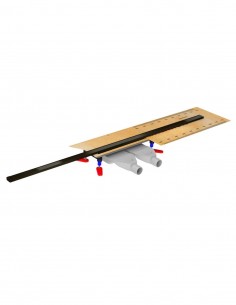 Odpływ liniowy Wiper Intensi 316 DUO Lin grafitowy czarny 40 - 120 cm do docinania 1