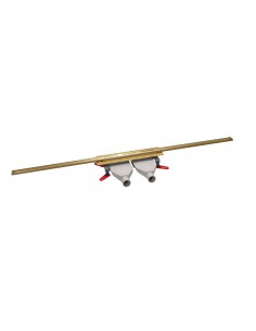 Odpływ liniowy Wiper Intensi 316 DUO Lan jasny złoty 40 - 120 cm do docinania 1 2