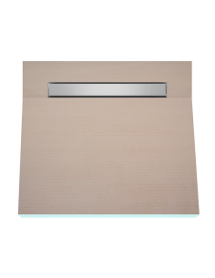 Brodzik podpłytkowy jednospadowy Wiper 1000 x 1000 mm Liniowy Invisible 1