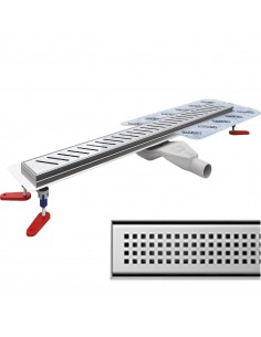 Odpływ liniowy 90 cm Wiper New Premium kratka Sirocco zestaw 1