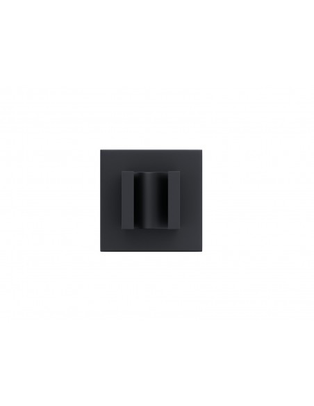Natryskowy czarny zestaw prysznicowy Corsan ZA30TBLW kwadratowa deszczownica z podtynkową baterią termostatyczną i funkcjonal