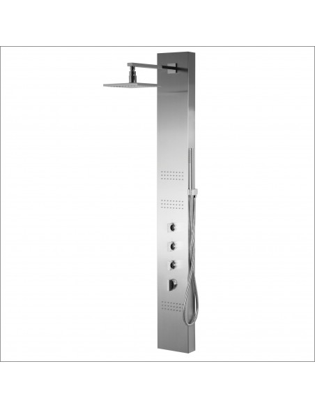 Panel prysznicowy Corsan Neo S060 srebrny