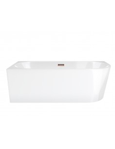 Wanna Narożna Corsan Intero SLIM Lewa 150 Cm Z Wykończeniem Różowe Złoto