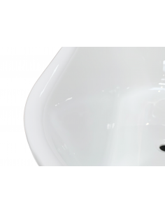 Wanna Narożna Corsan Intero SLIM Prawa 150 Cm Z Wykończeniem Chrom 2