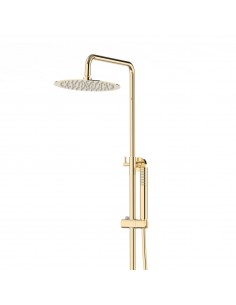 Natryskowa złota kolumna prysznicowa Corsan Lugo CMN01MGL 2