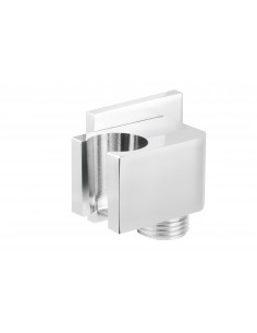 Uchwyt prysznicowy Corsan CMU006CH z przyłączem do słuchawki prysznicowej chromowany