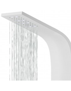 Panel prysznicowy Corsan ALTO Termostat Biały Deszczownica LED 2