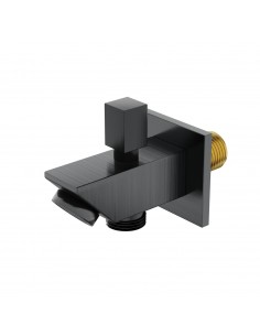 Wylewka wannowo prysznicowa Corsan CMW6 GunMetal z przełącznikiem mechanicznym 2