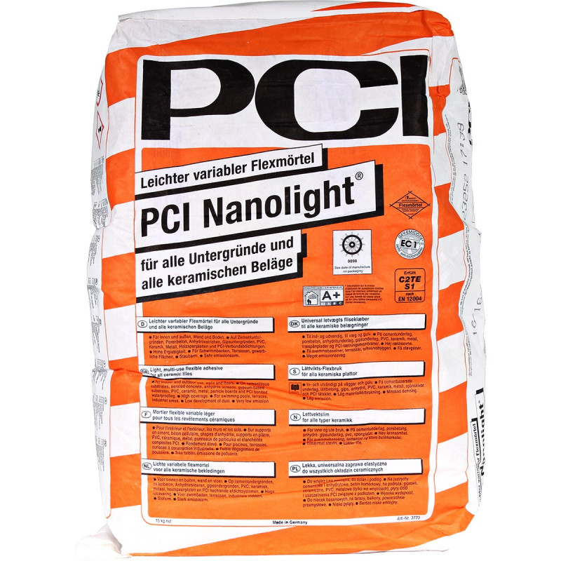 Uniwersalna zaprawa klejąca PCI Nanolight® 15 kg 1
