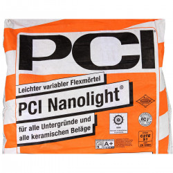 Uniwersalna zaprawa klejąca PCI Nanolight® 15 kg 1 2