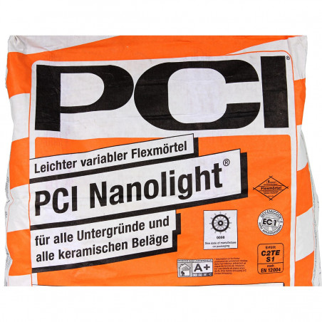 Uniwersalna zaprawa klejąca PCI Nanolight® 15 kg 2