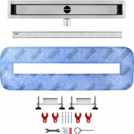 Odpływ Liniowy Wiper 600 Mm Premium Slim Ponente