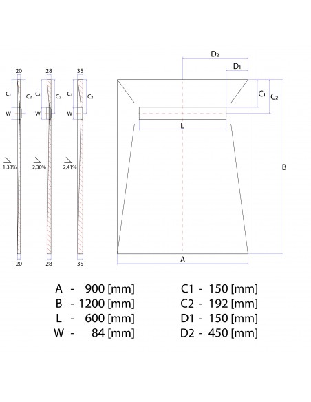 Resinbase - Wiper - 90 - X - 120 - Cm - Mcr - Pvd - Ponente - Silver