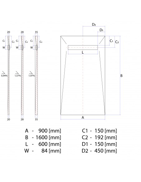 Resinbase - Wiper - 90 - X - 160 - Cm - Mcr - Pvd - Mistral - Silver