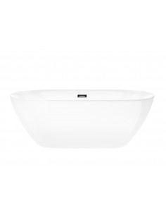 Wanna wolnostojąca Corsan OLVENA 150 Korek klik-klak Grafit / GunMetal 2