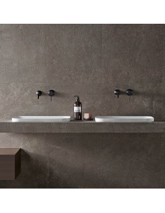 Umywalka wpuszczana w blat Intero 530x370x155 mm z korkiem złotym 2