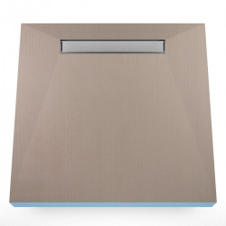 Brodzik podpłytkowy Wiper 800 x 800 mm Liniowy Invisible 1