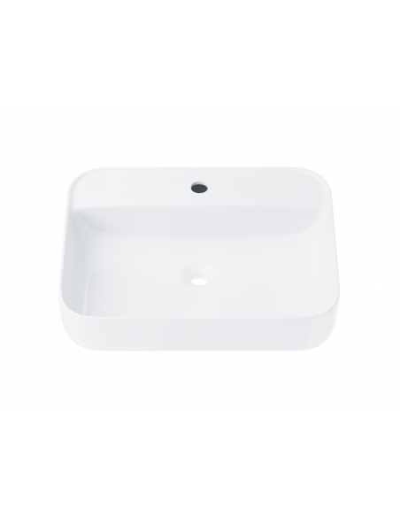 Umywalka nablatowa Ango prostokątna 500x400x140 mm