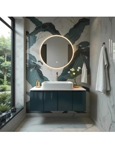 Umywalka nablatowa ANGO prostokątna 600x340x110 mm 2