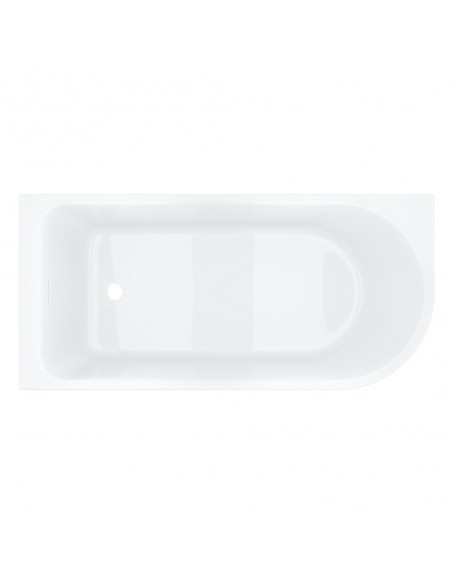 Wanna narożna INVELIA V220LL 160x75 cm Montaż lewostronny