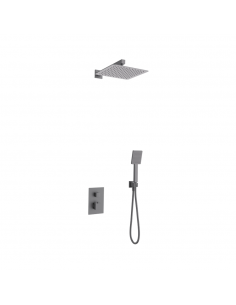 Zestaw prysznicowy ANGO Z01TGM 2-funkcyjny z deszczownicą 25cm