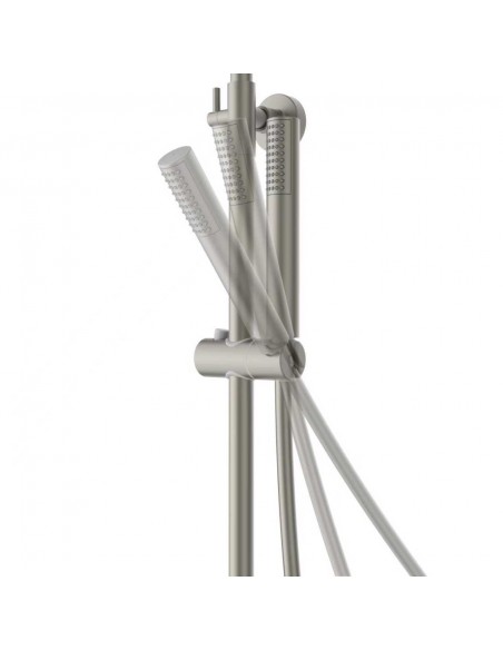 Kolumna pryszniowa LUGO CMN01TBSLW Deszczownica 25cm Termostat Wylewka obrotowa Stal szczotkowana