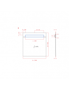 Showerlay Wiper 1 Way 1000. . . 