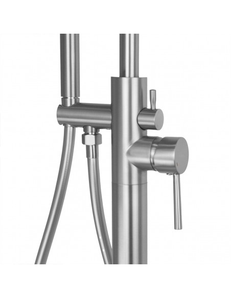 Bateria wannowa wolnostojąca LUGO CMB7535BSL Stal szczotkowana