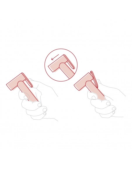 Bateria bidetowa podtynkowa LUGO CMB7570BSL Stal szczotkowana