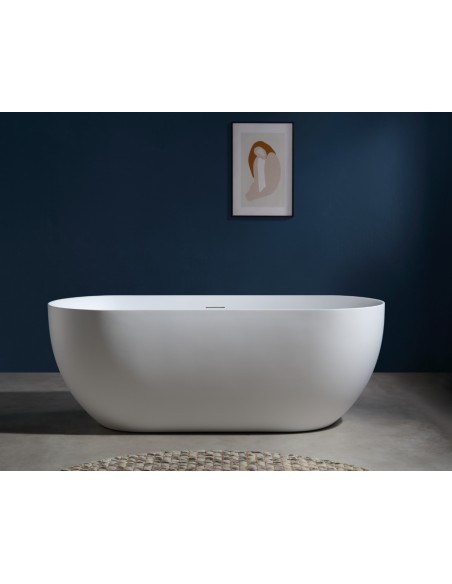 Wanna Wolnostojąca OLVENA V041XLCH 170 Cm Korek Klik Klak Chrom