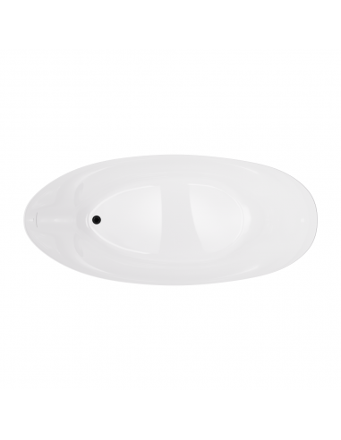 Wanna Wolnostojąca AVOLA V032XXLBL 180 Cm Korek Klik Klak Czarny