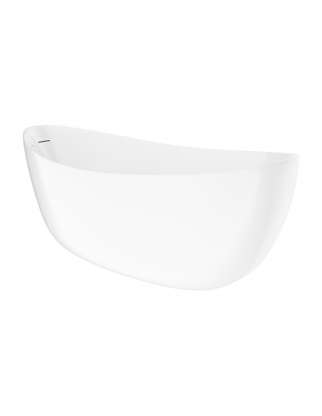 Wanna Wolnostojąca AVOLA V032XXLBL 180 Cm Korek Klik Klak Czarny