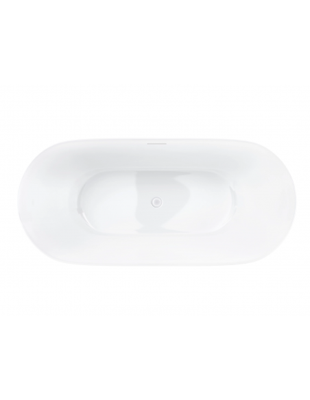 Wanna Wolnostojąca OLVENA V041MWH 150 Cm Korek Klik - Klak Biały