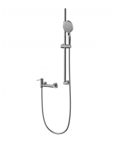 Zestaw prysznicowy z baterią LUGO CMZ7551BSL Stal szczotkowana