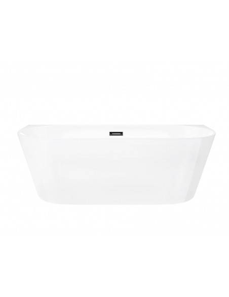 Wanna Przyścienna MONO E029LSGM Slim 160 Cm Korek Klik Klak GunMetal