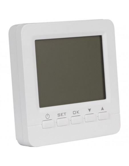 Termostat do ogrzewania podłogowego Sieme C05 Basic – ujęcie pod kątem