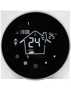 Termostat WiFi Sieme CX12 Ring biały – nowoczesny sterownik do ogrzewania podłogowego 2