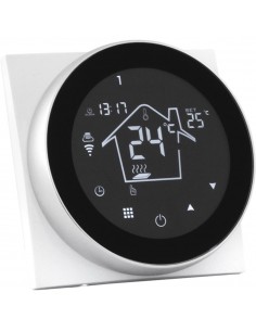 Termostat WiFi Sieme CX12 Ring biały – nowoczesny sterownik do ogrzewania podłogowego