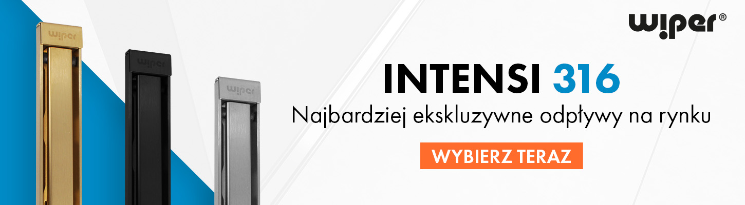 Odpływy liniowe Wiper Intensi 316